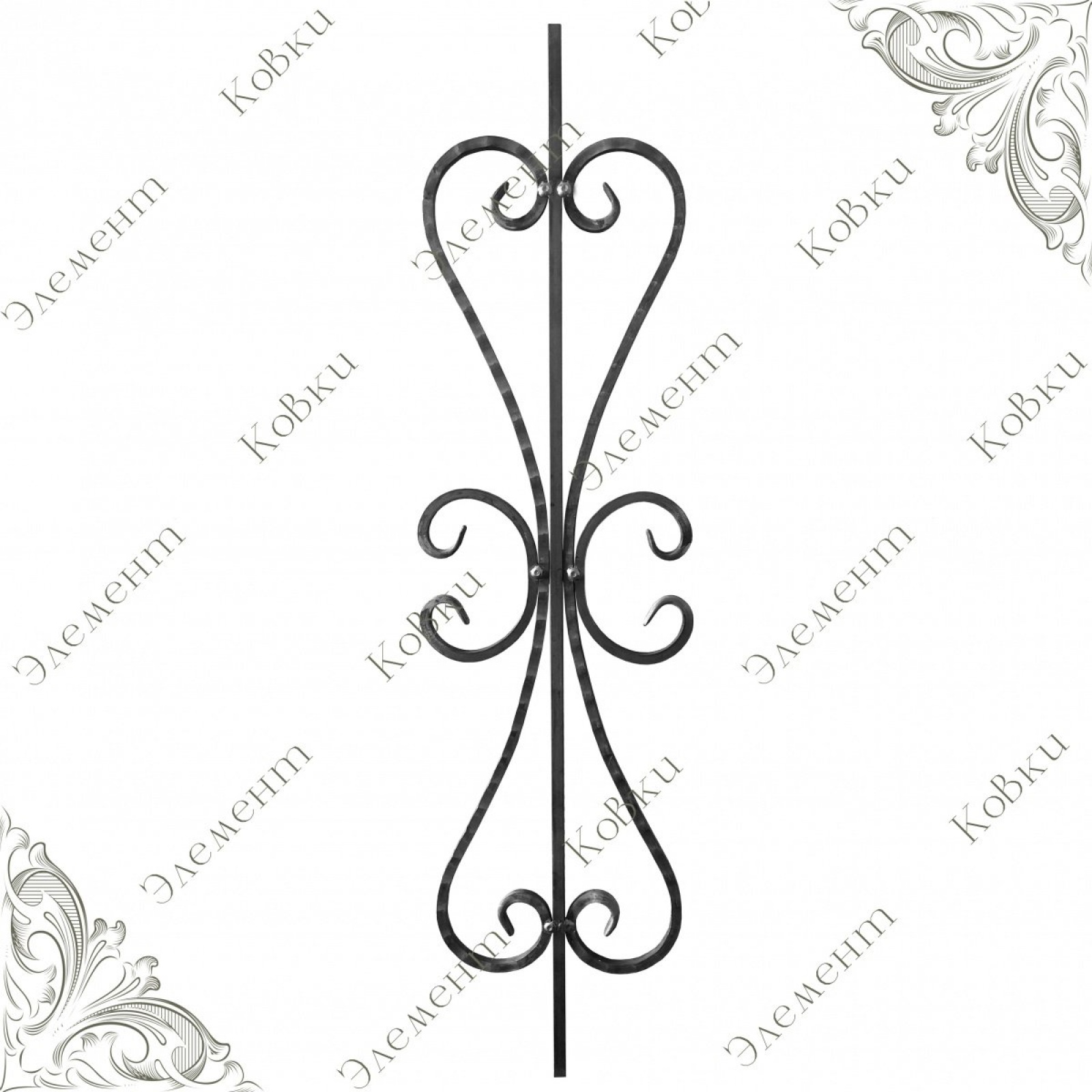 Балясина кованая 13/37